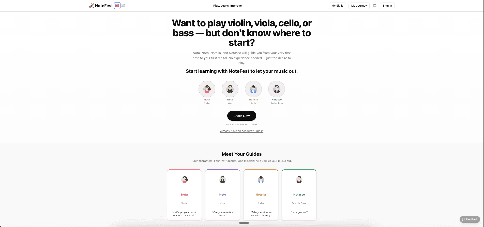 NoteFest — Gamified Music Learning