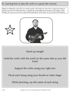 Image showing how to hold violin like a guitar